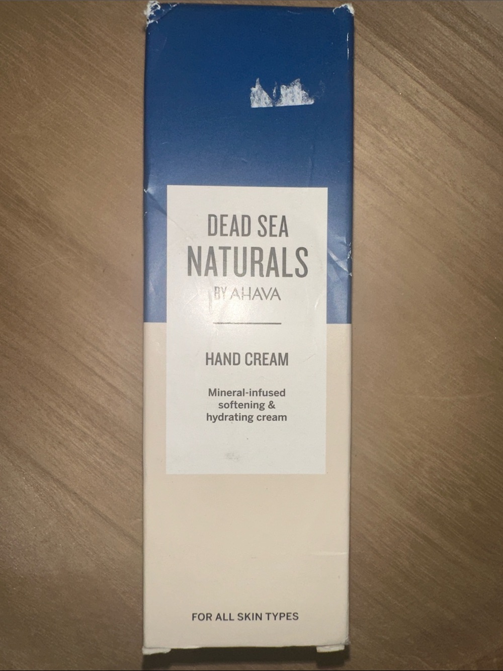 AHAVA Dead Sea Naturals Hand Cream - Blue & Cream